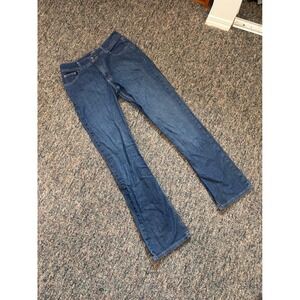 Riders by Lee Women's Blue Denim Jeans Size 12 Long Bootcut‎